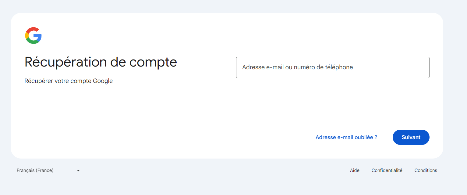 Guide de récupération du compte Google Buisness Guide de récupération du compte Google Buisness