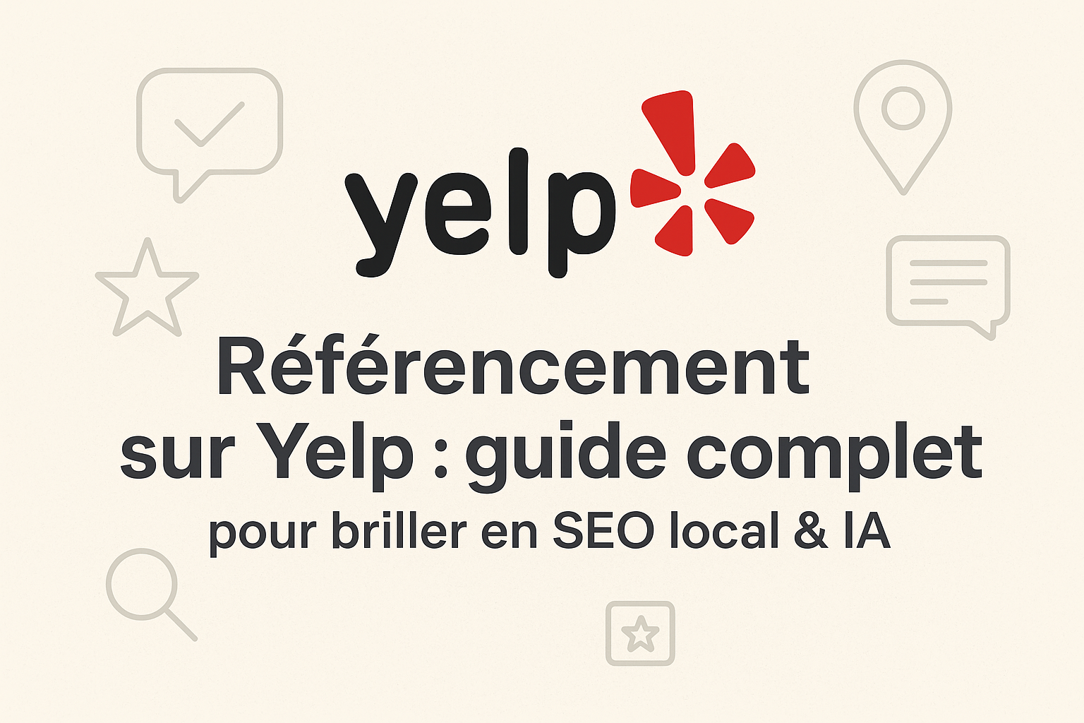 Pourquoi Yelp compte pour le référencement local (et pour ChatGPT) Pourquoi Yelp compte pour le référencement local (et pour ChatGPT)