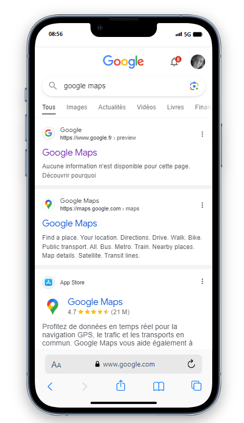 Solutions pour retrouver Google Maps Solutions pour retrouver Google Maps