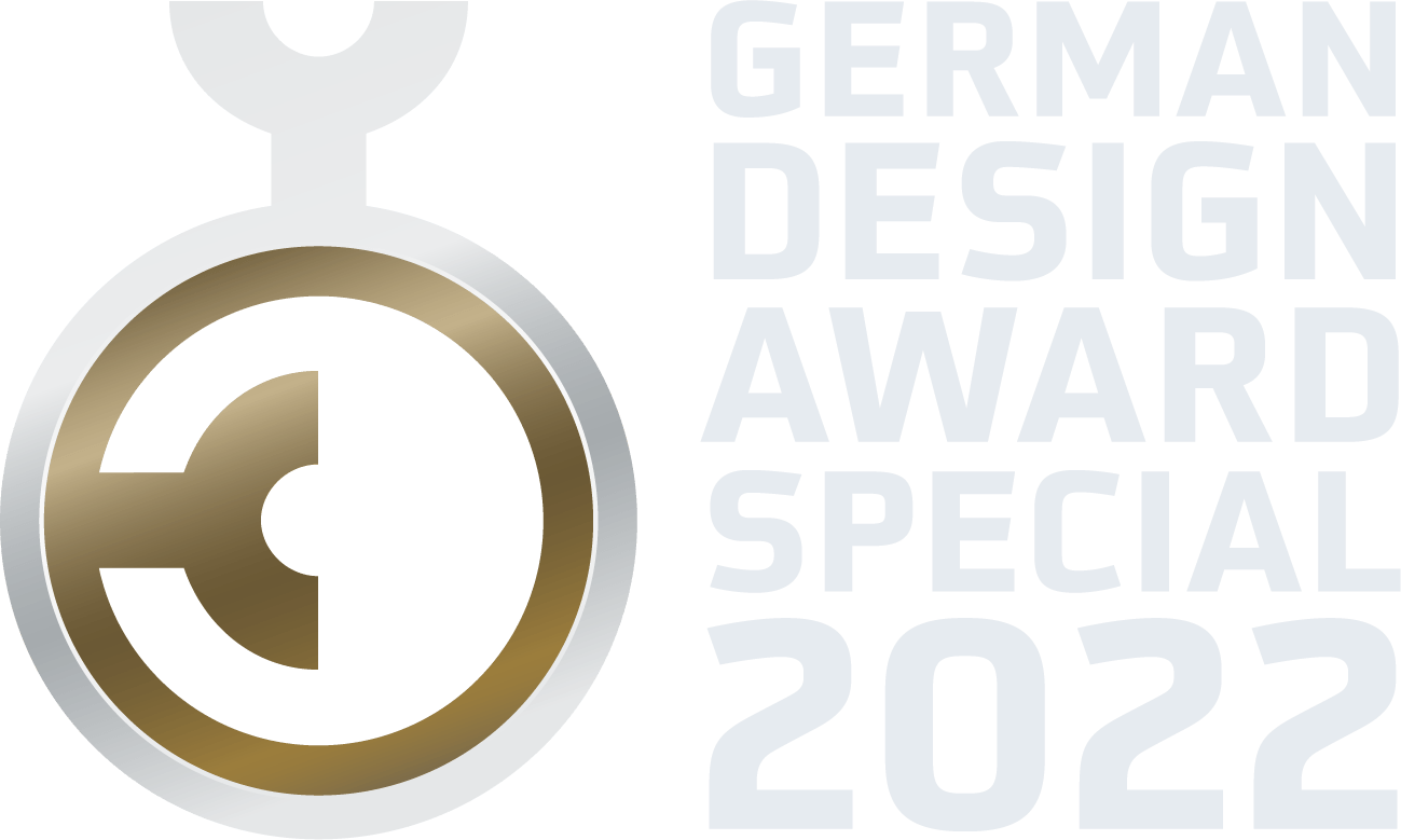 Ausgezeichnet mit dem German Design Award Special 2022 in der Kategorie Germany Design Award 2022 Carryboard AC Sports Golf Golfboard edrive innovation design