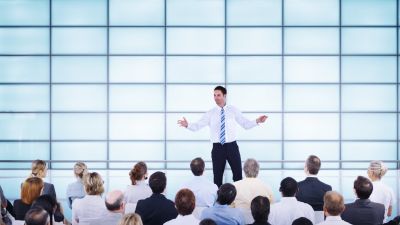 Präsentation mit Publikum