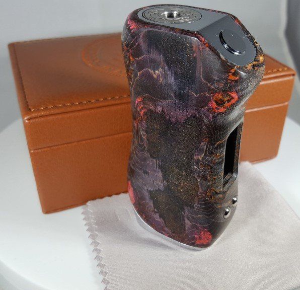 Asvape Gabriel stab wood mod display case
