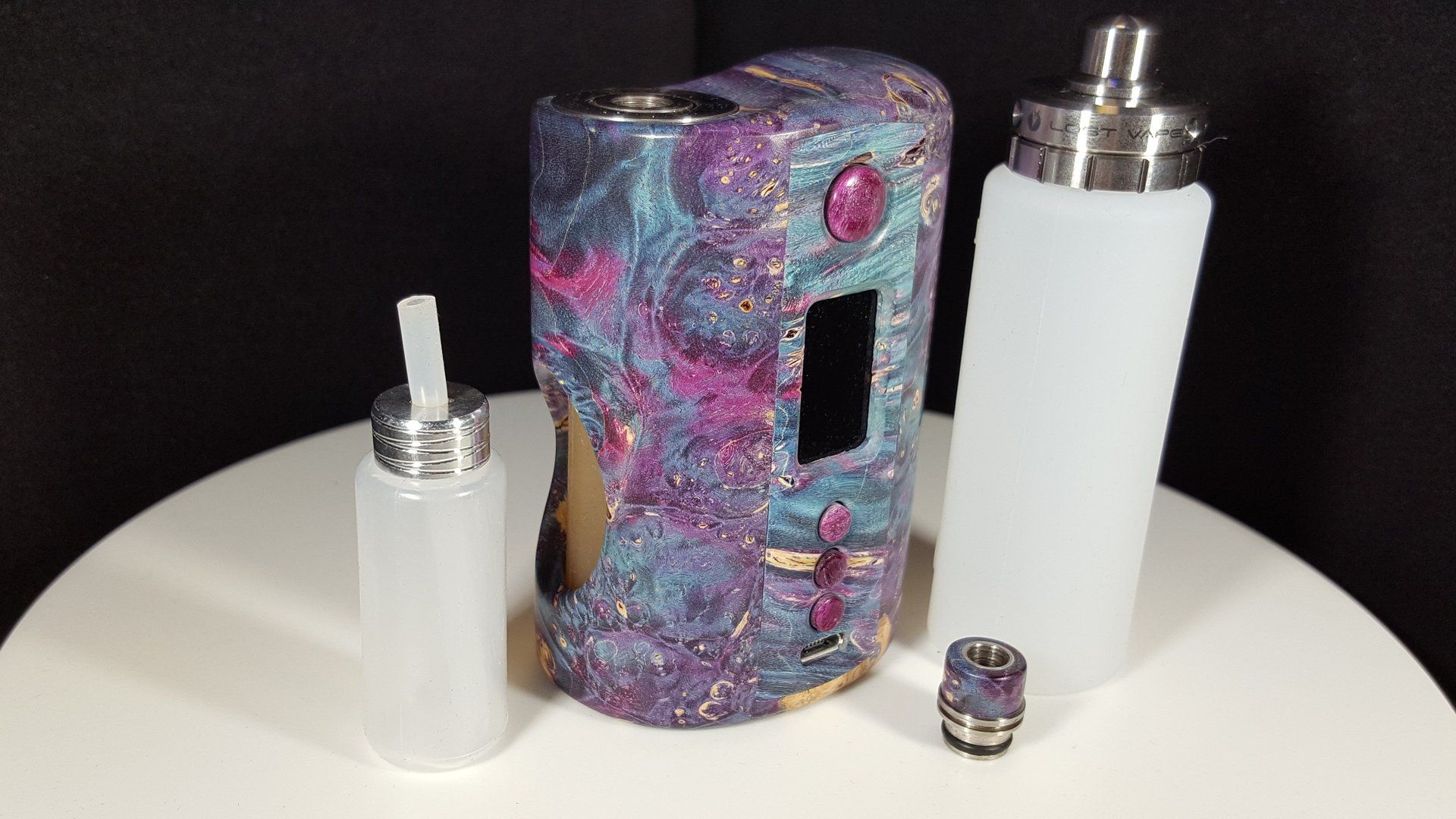JM Mods Squonker and accessories