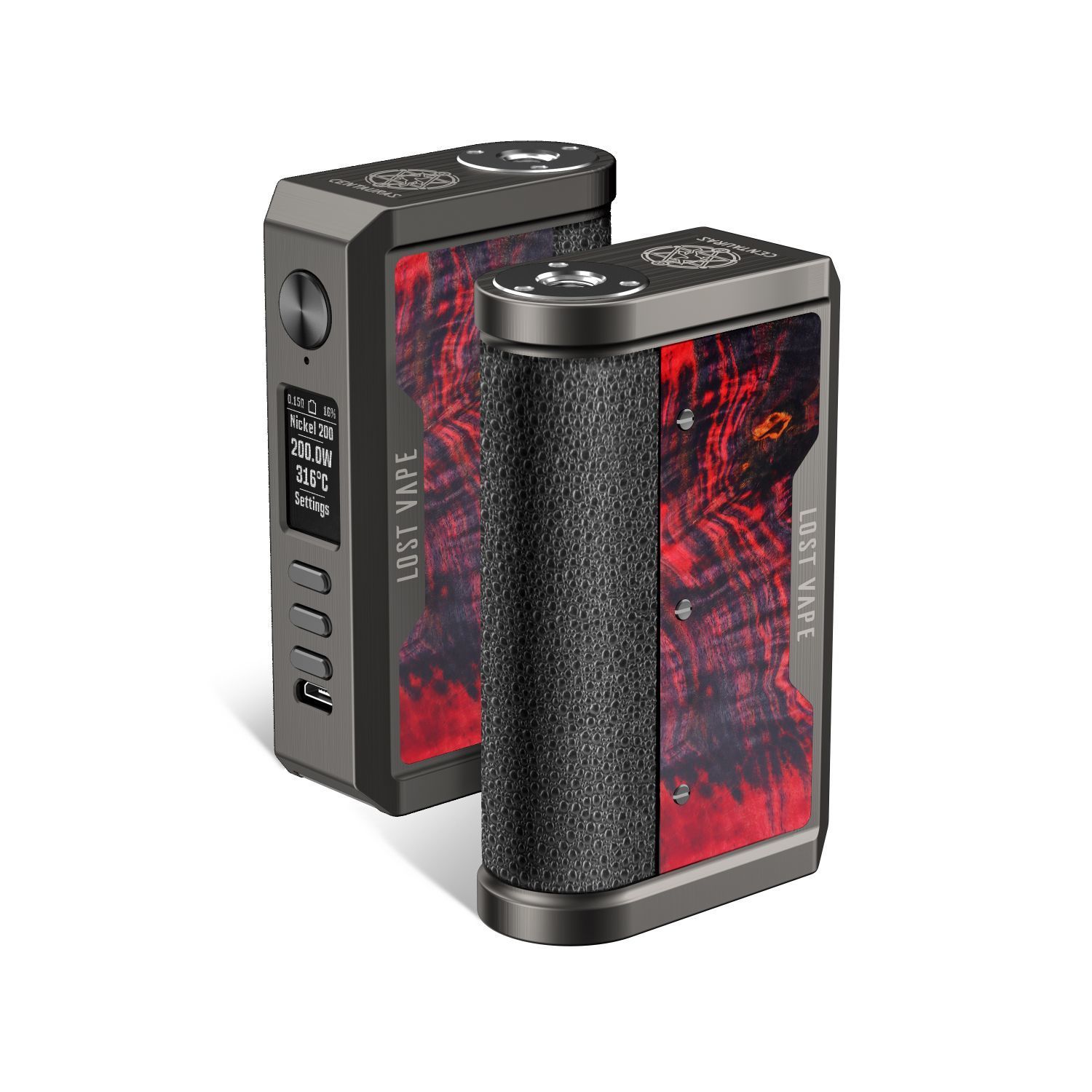 Lost Vape Centaurus Gun Metal/Pearl Fish