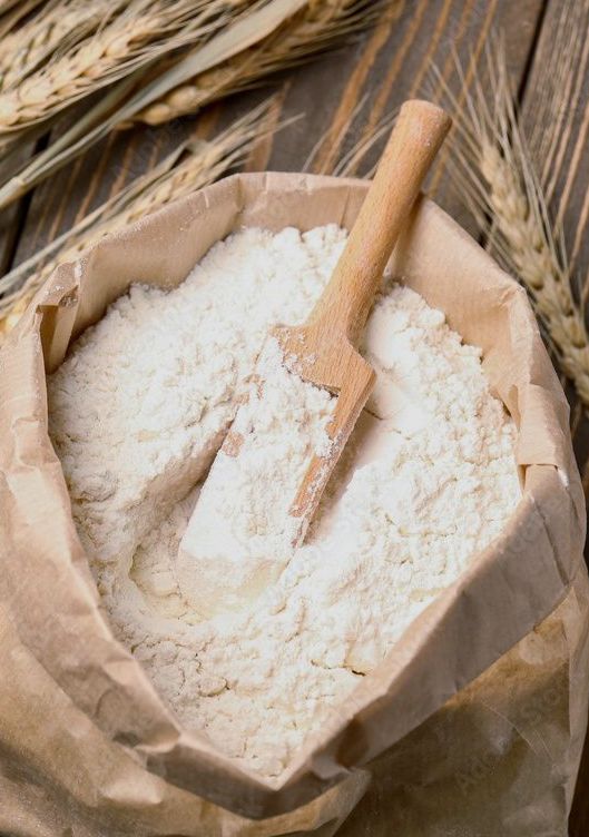 Mehl in einer Tüte