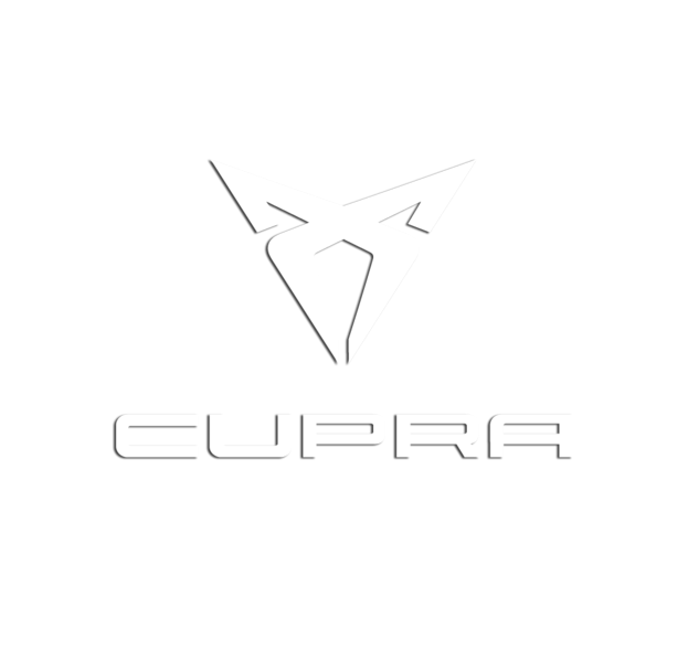 Cupra Logo in weiß