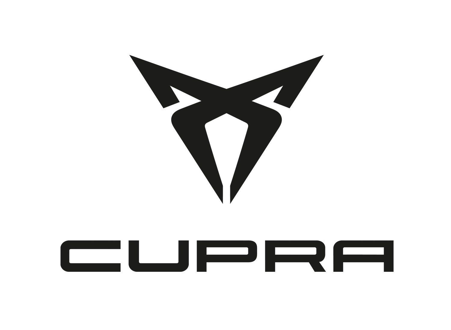 Cupra Logo in schwarz