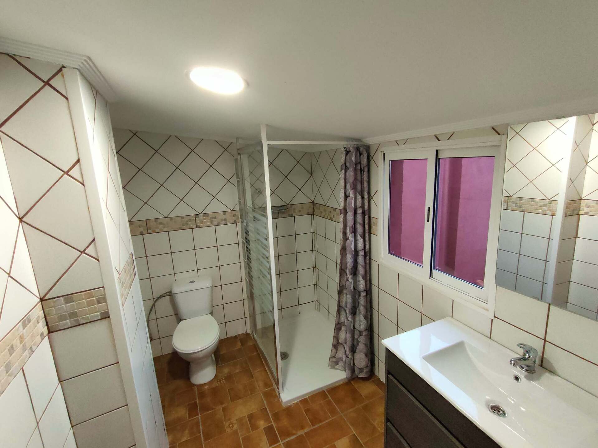 Baño en la habitación Casa el Susurro