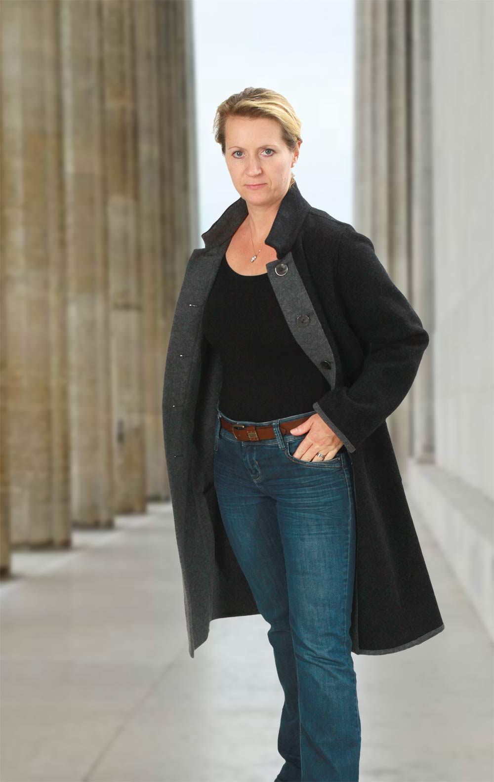 Gehrock taillierte Langjacke