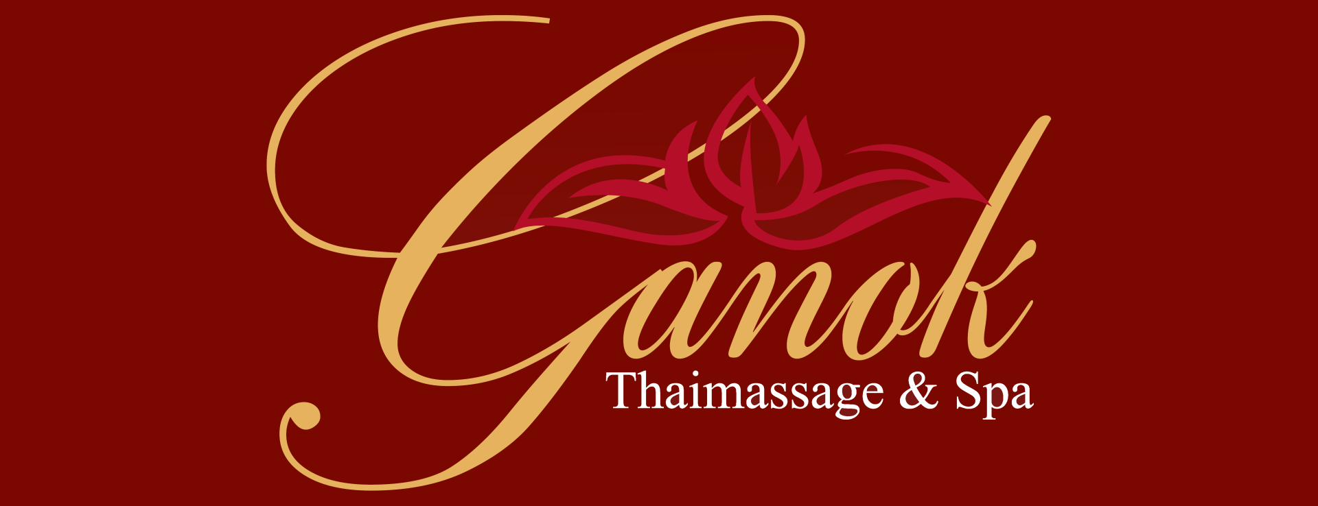 Logo Ganok Thai Logo Ganoh Thai Massage