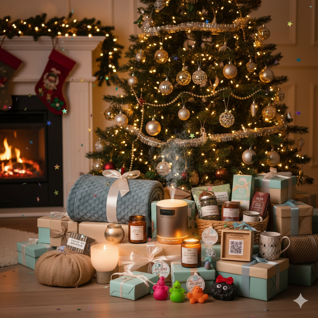 cadeaux Noël bien-être, idées anti-stress, cartes cadeau hypnose, formations bien-être, hypno'dose