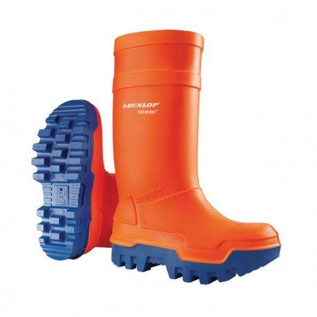 bota-de-agua-dunlop-purofort-naranja.