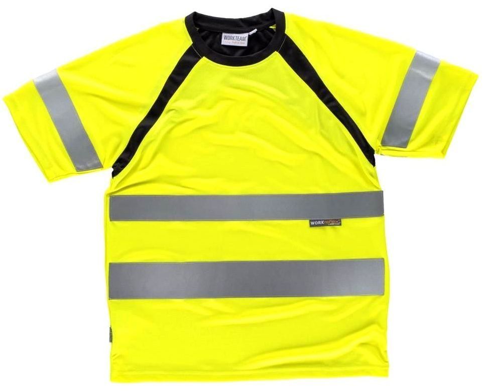 camiseta-workteam-c2941-amarillo-alta-visibilidad