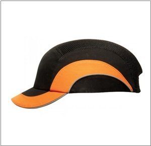 GORRA PROTECCION ANTI-GOLPES JSP ABS NEGRA-NARANJA GORRA PROTECCION ANTI-GOLPES JSP ABS NEGRA-NARANJA