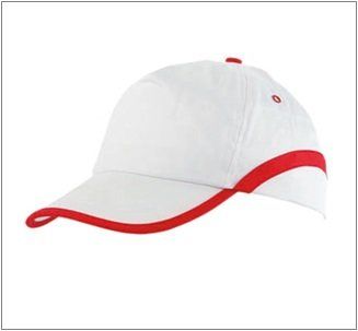 GORRA SIN PROTECCIÓN LINE BLANCA-ROJA GORRA SIN PROTECCIÓN LINE BLANCA-ROJA