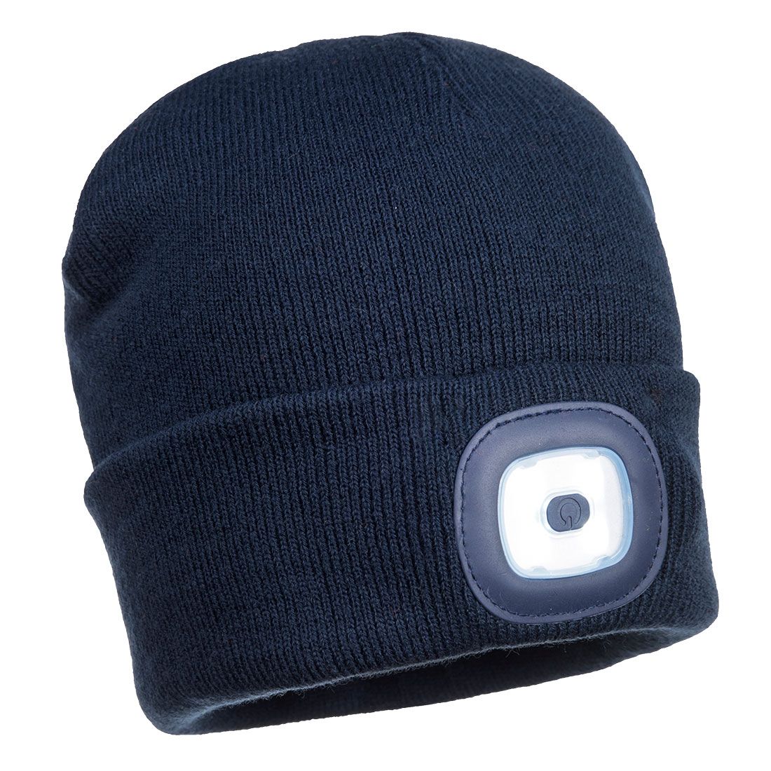 gorro-portwest-b029-linterna-led-marino