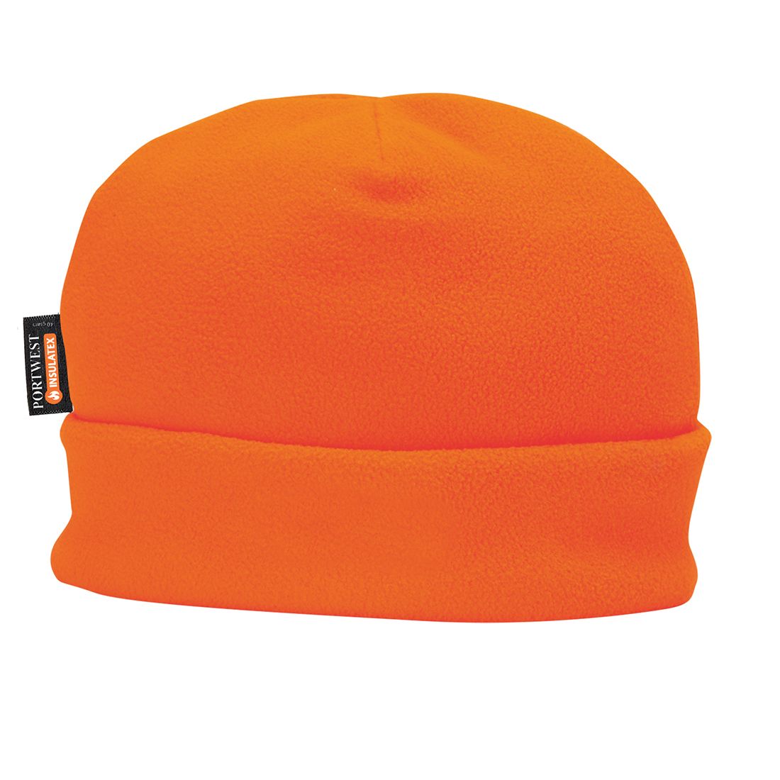 gorro-portwest-polar-naranj