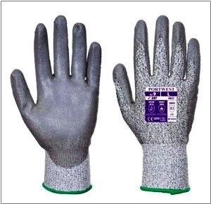Guante ANTI CORTE NIVEL 5 palma recubierta en POLIURETANO PORTWEST A622 Guante ANTI CORTE NIVEL 5 palma recubierta en POLIURETANO PORTWEST A622