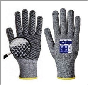 Guante ANTI CORTE NIVEL 5 SABRE DOT-PVC PORTWEST A640 Guante ANTI CORTE NIVEL 5 SABRE DOT-PVC PORTWEST A640