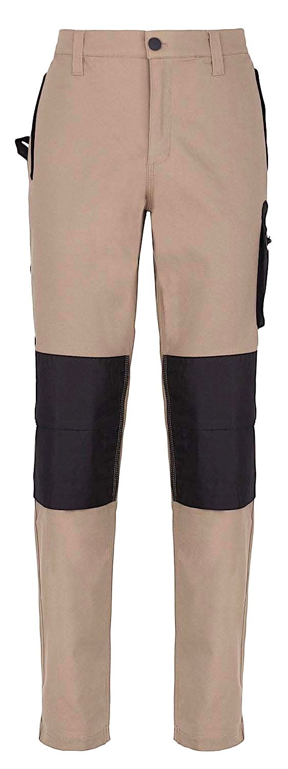 pantalon-multibolsillos-elastico-diadora-pant-stretch-beig-negro