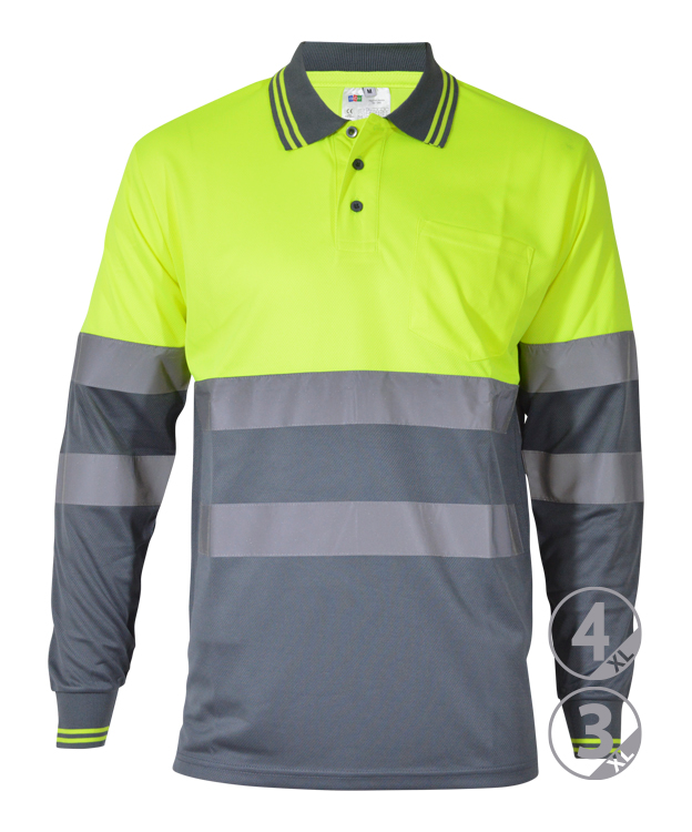 polo-praga-anbor-manga-larga-amarillo-gris-alta-visibilidad