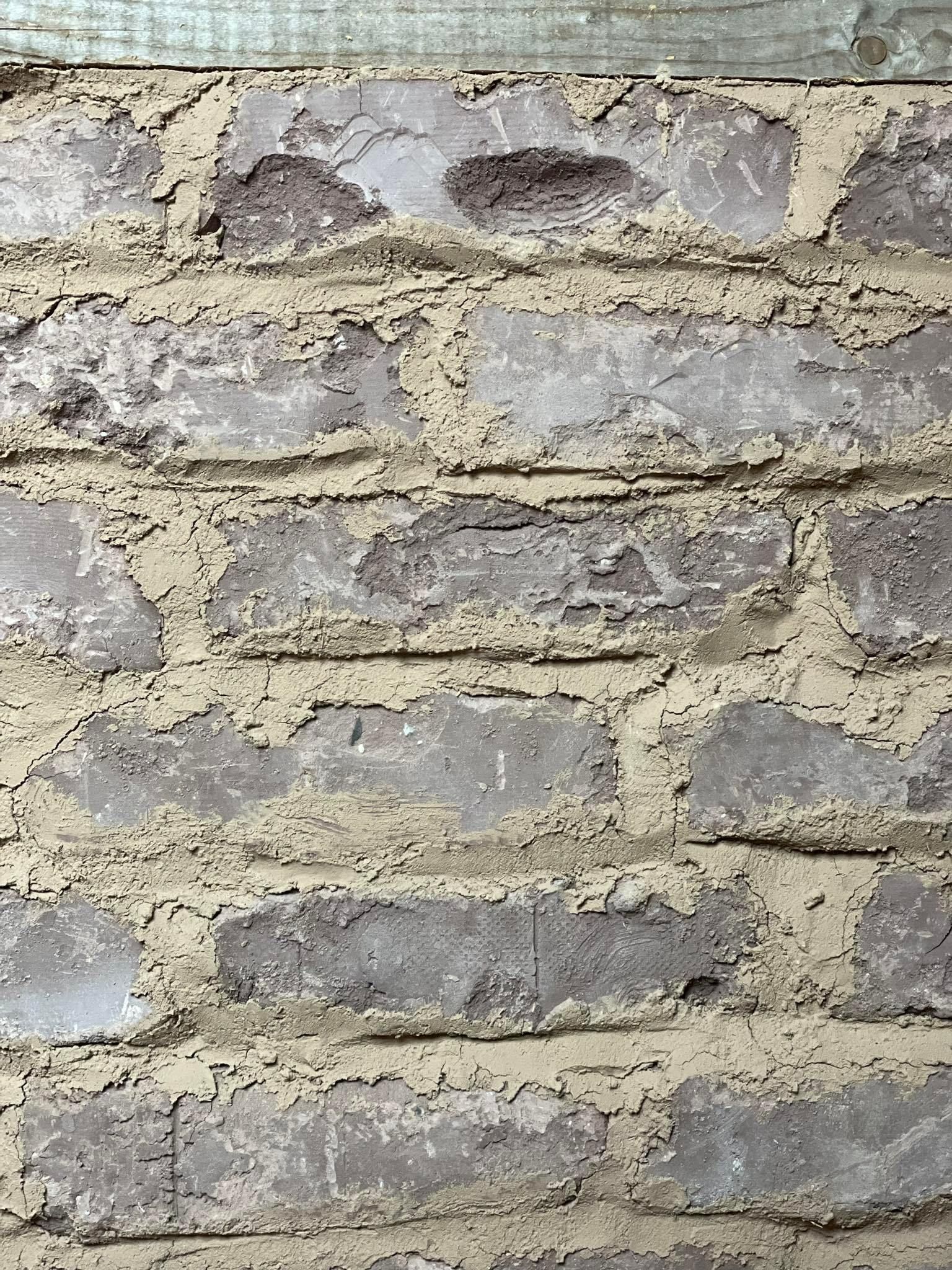 Rustikale Terra Forma Lehmsteine gemörtel mit Terra Forme Lehmmörtel