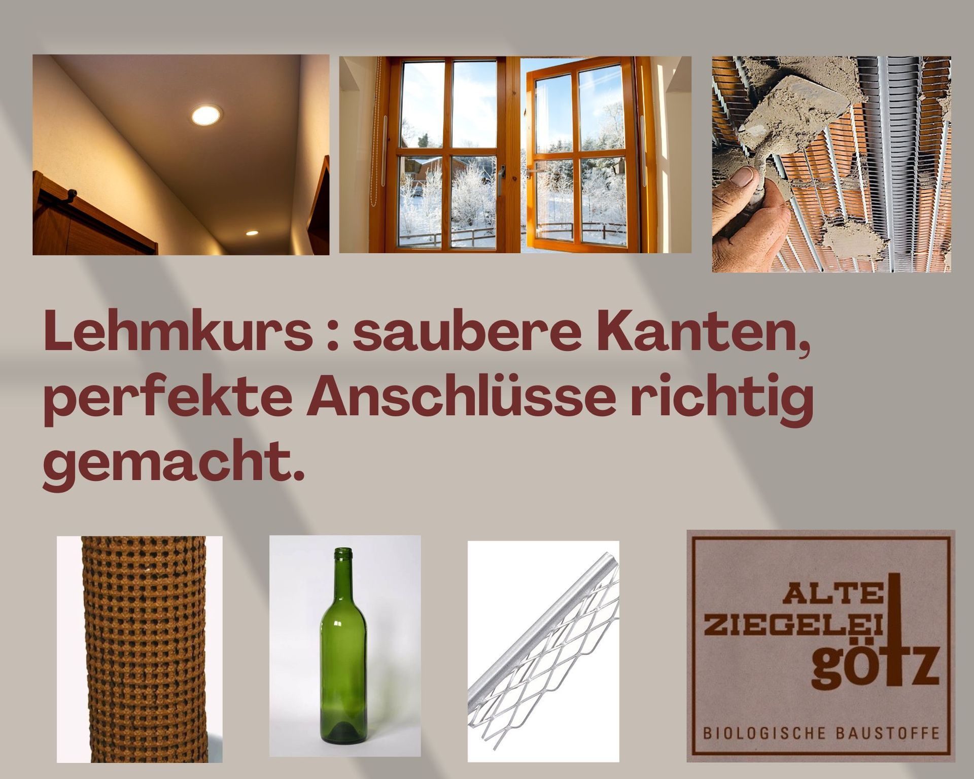 Seminar Verputzen mit Lehm