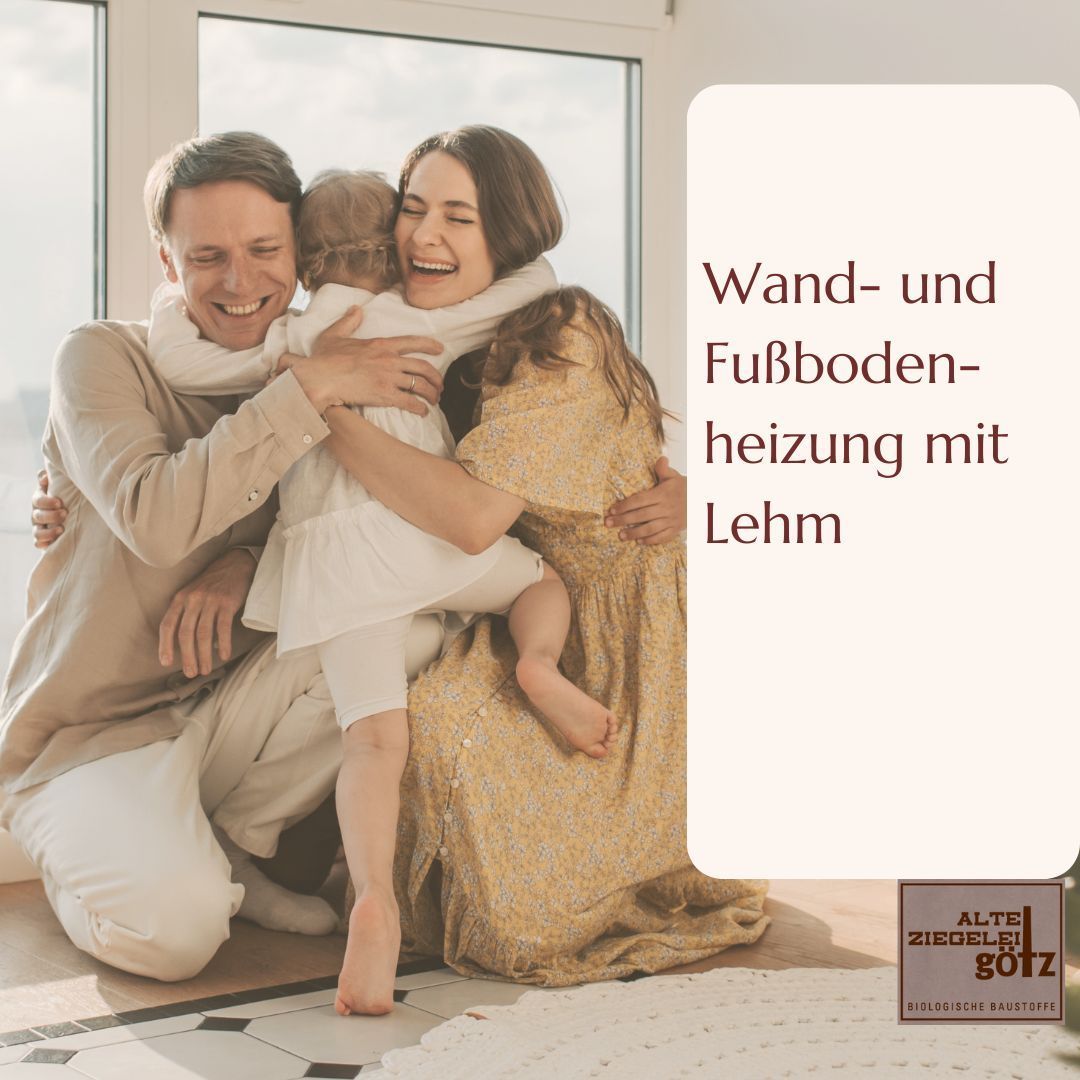 Musteraufbau für Terra Forma Lehmfußbodenheizung mit Kupfer und Massivholzdielen