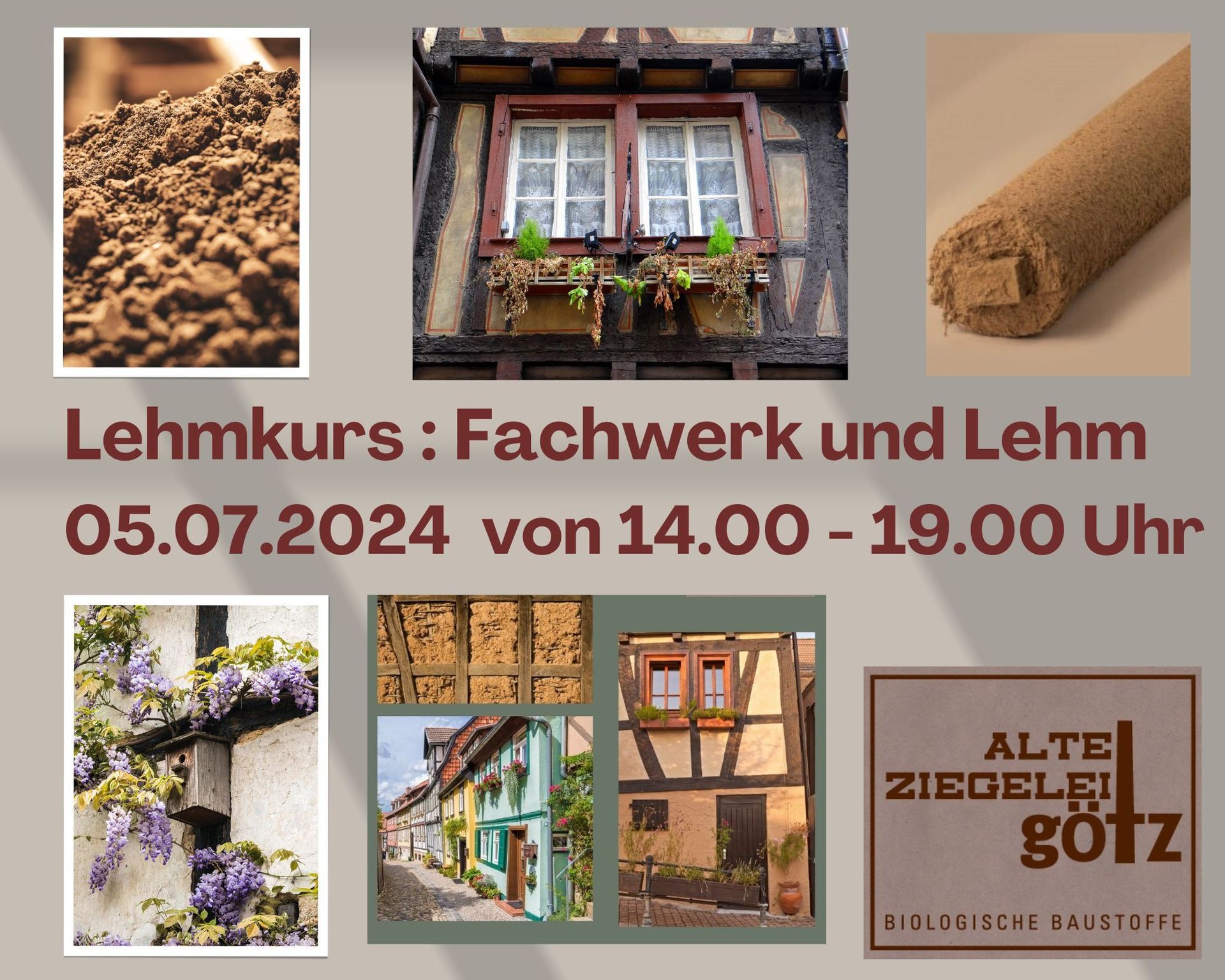 Lehmkurs Fachwerk und Lehm