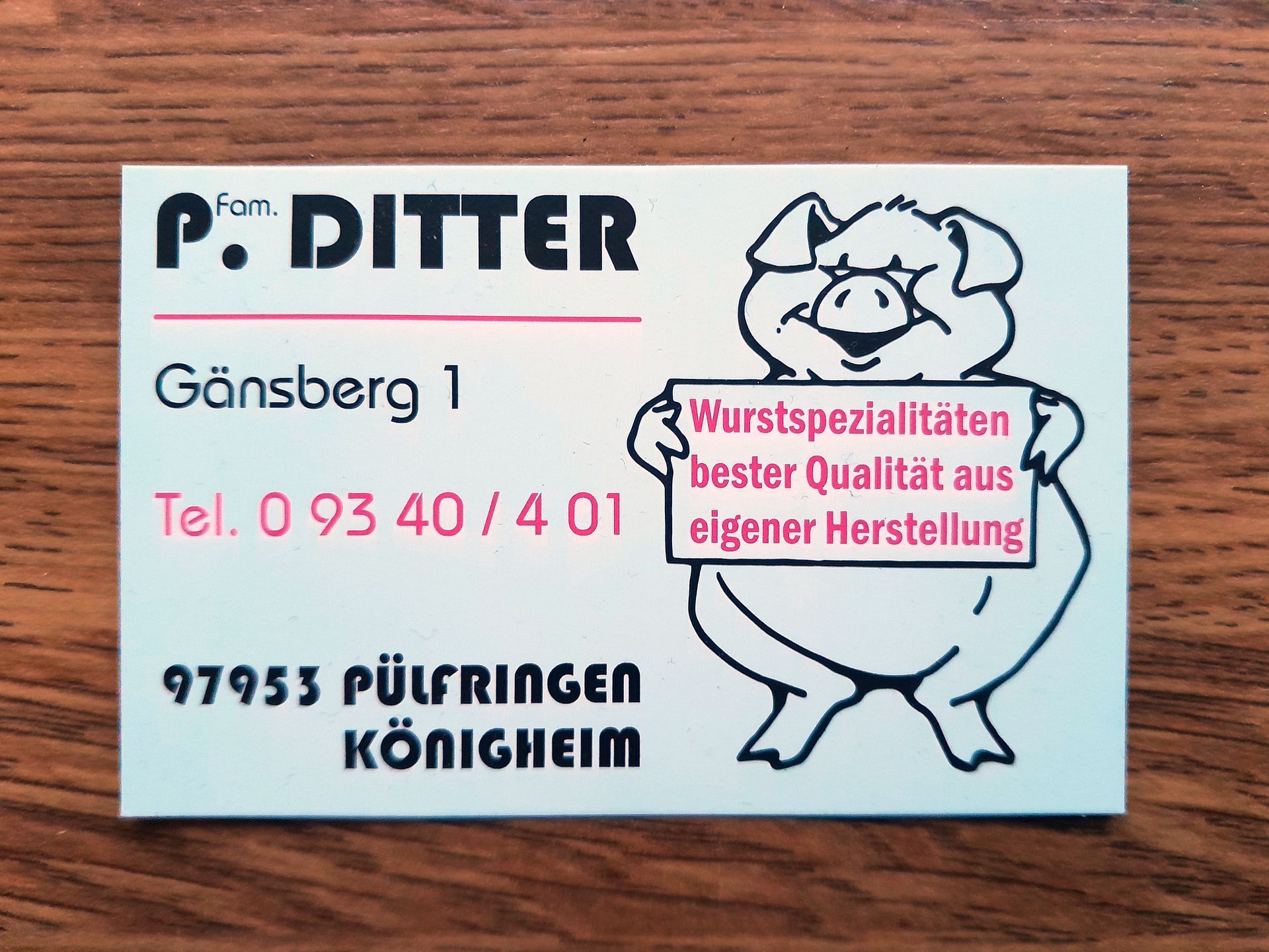 Visitenkarte