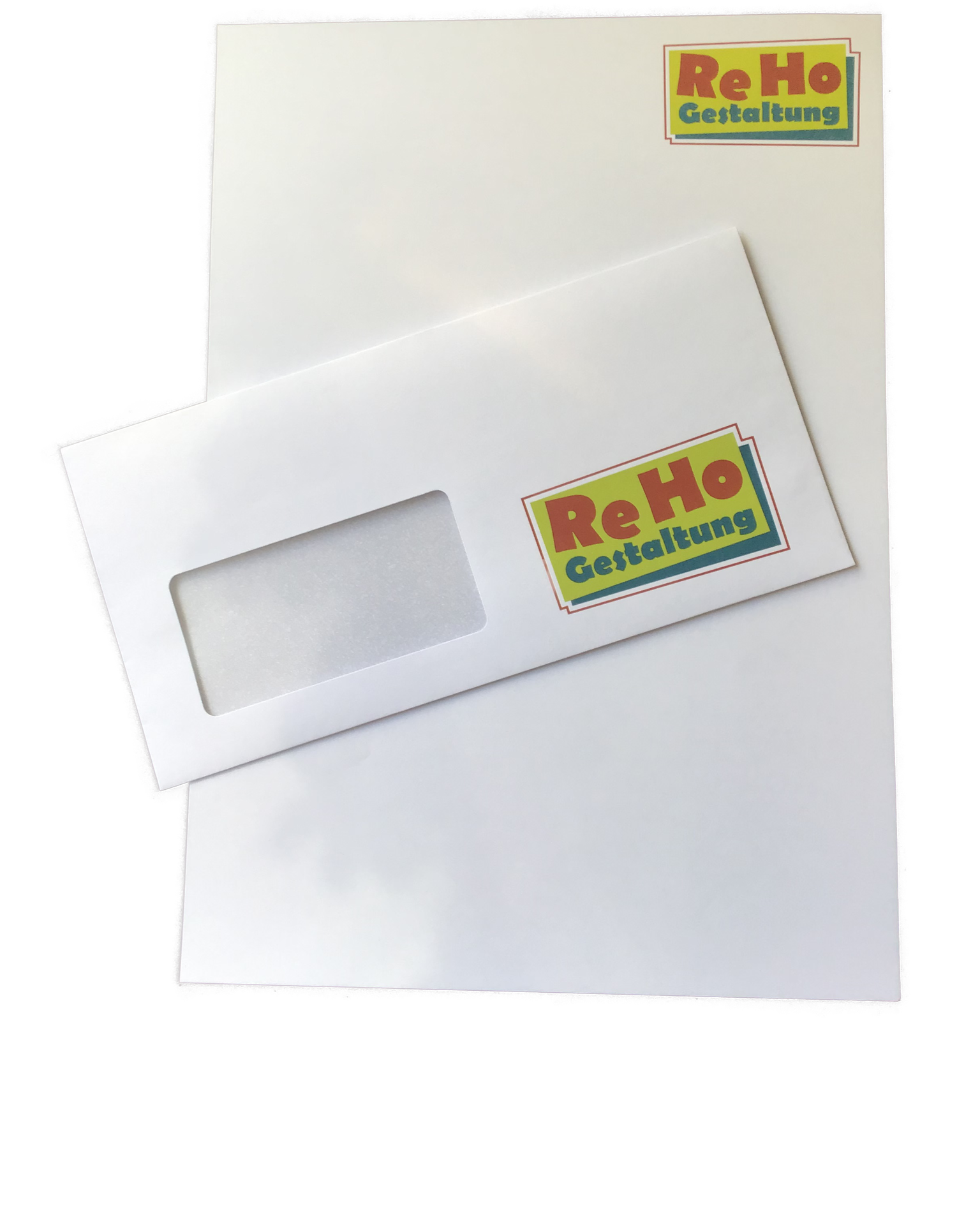 Briefpapier und Umschlag