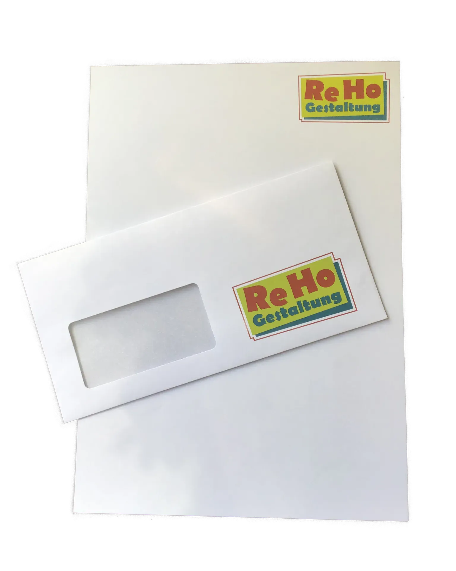 Briefpaper und Umschlag