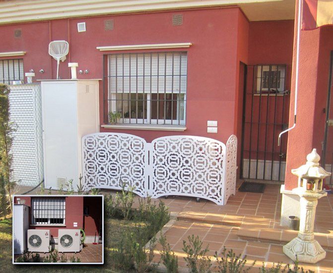 celosias decorativas cubre aire acondicionados