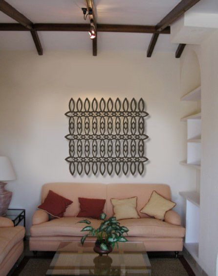 celosias decoracion pared