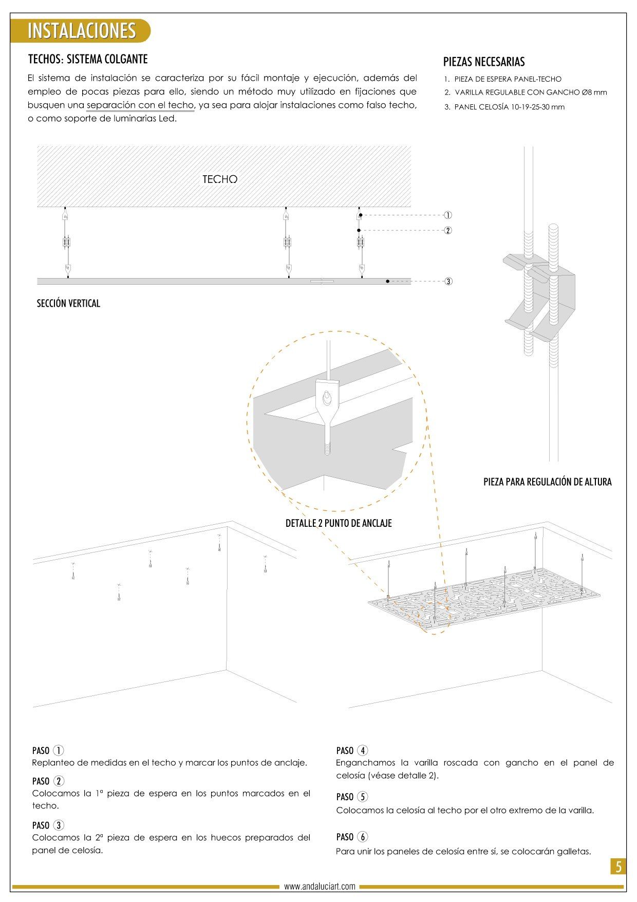 instalaciónes de celosias