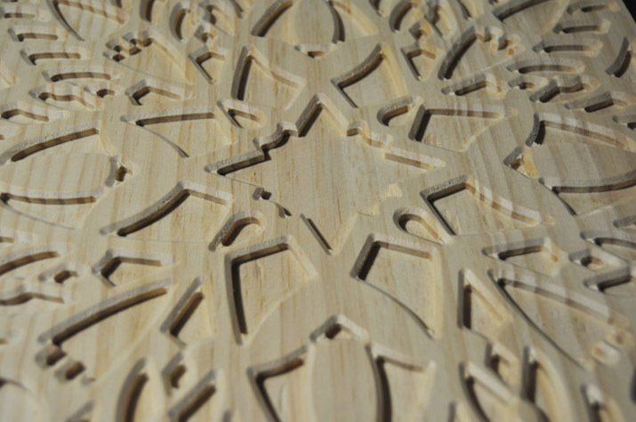 paneles decorativos tallados arabescos