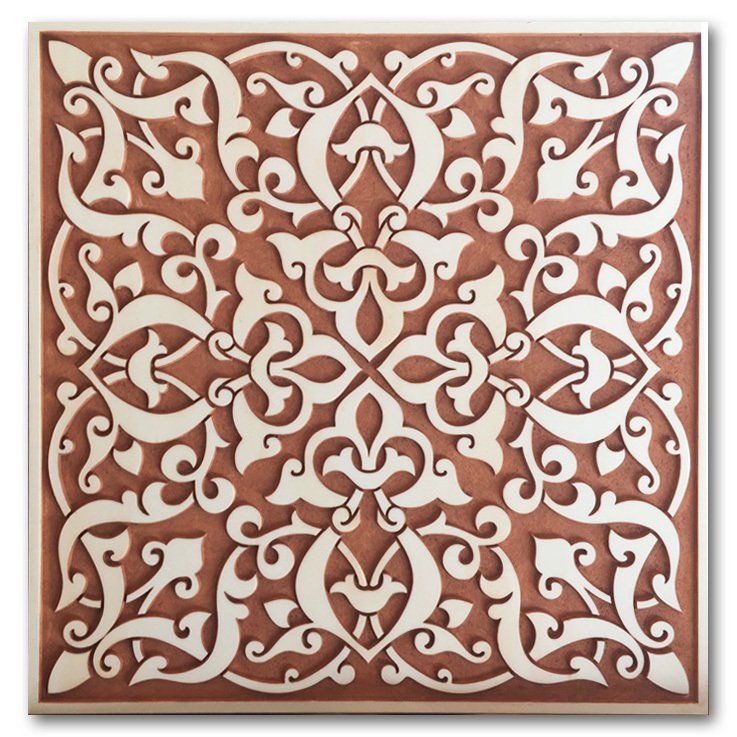 panel decorativo tallado arabesco
