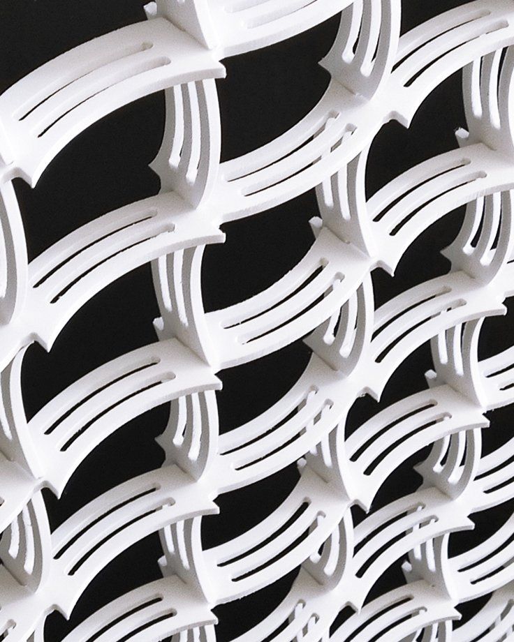 celosias 3D decoracion separador de ambientes