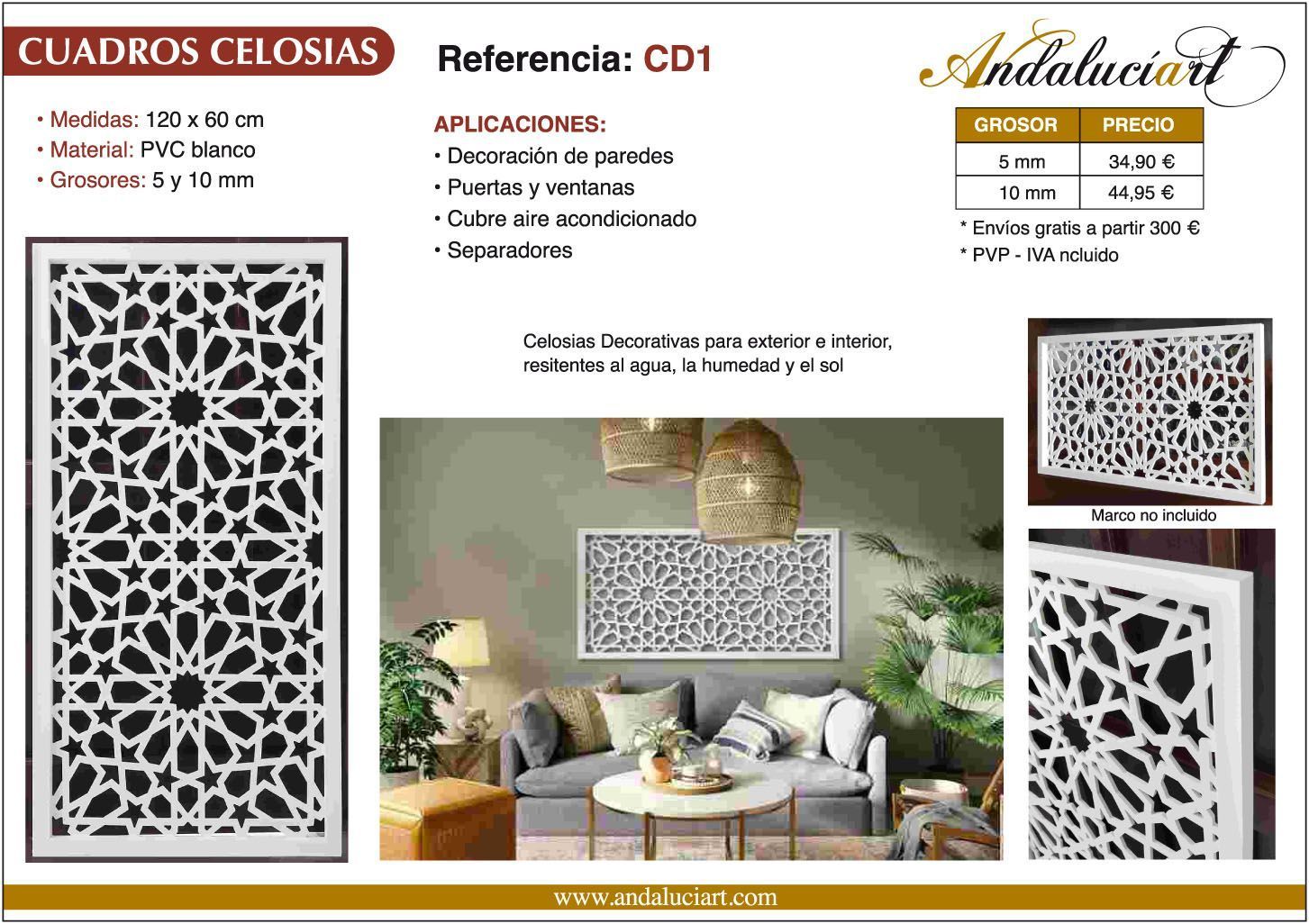 Celosías. celosías decorativas, paneles decorativos