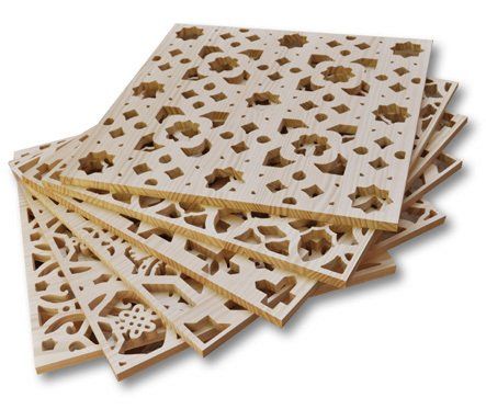 panel celosia madera