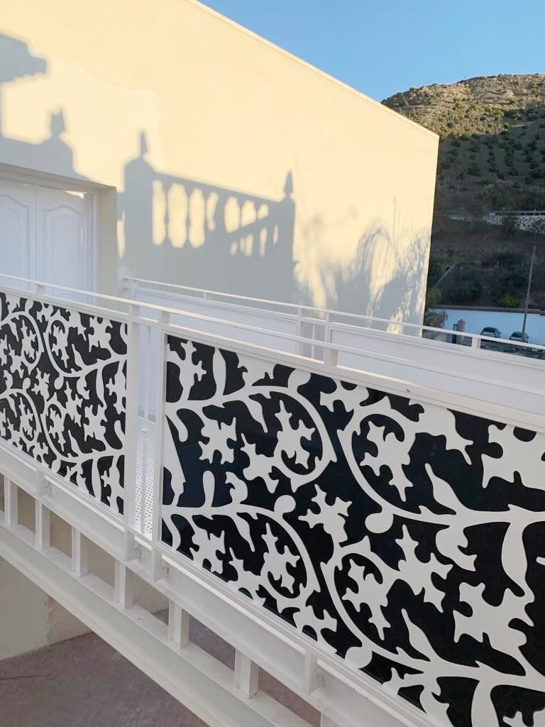 barandillas celosias personalizadas  aluminio