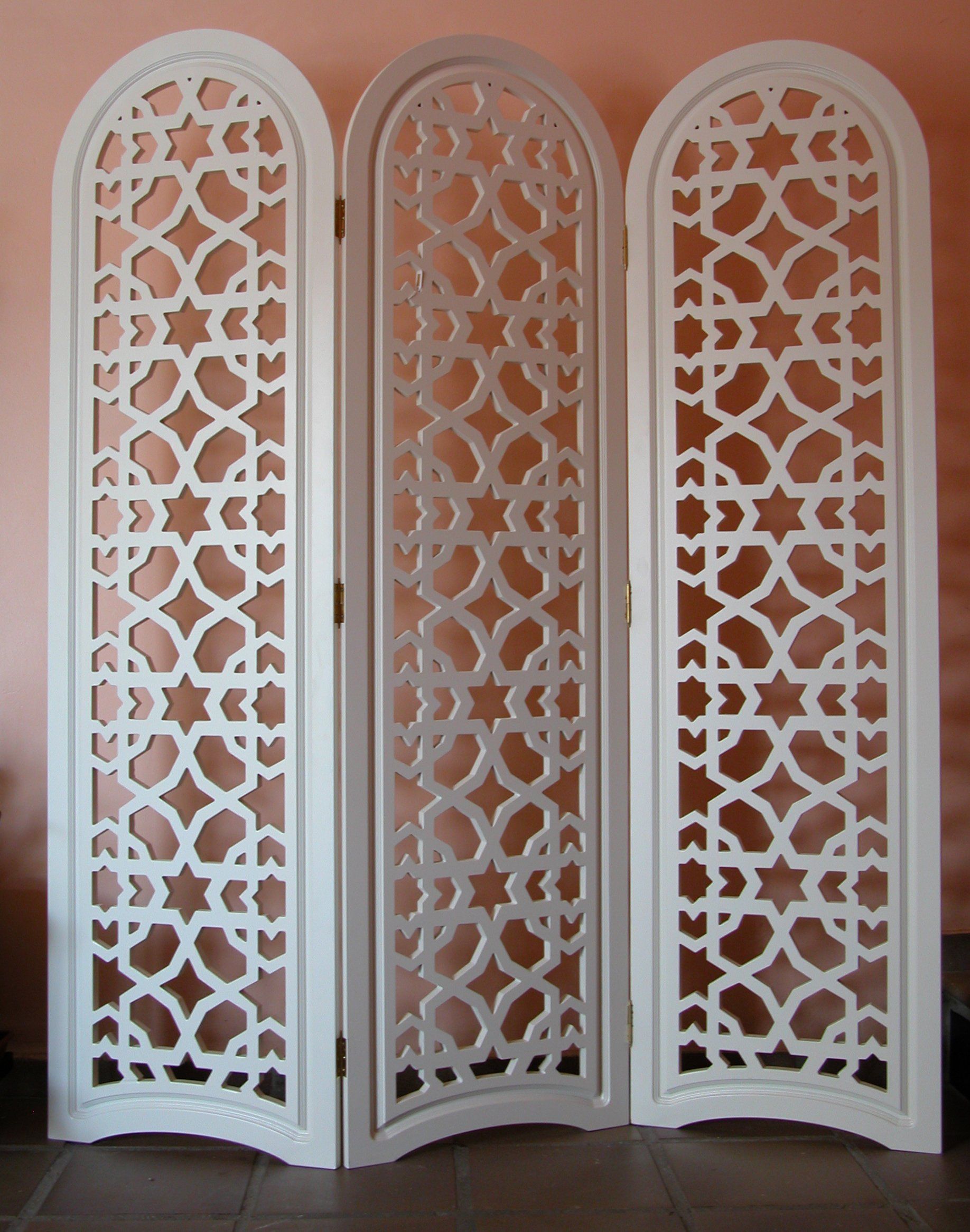 separador biombo madera