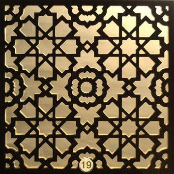 separ ambientes con celosias arabescas