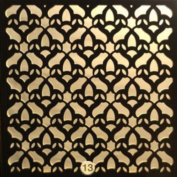 separacion de ambientes con celosias arabescas