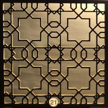 panel separador de espacios arabescos