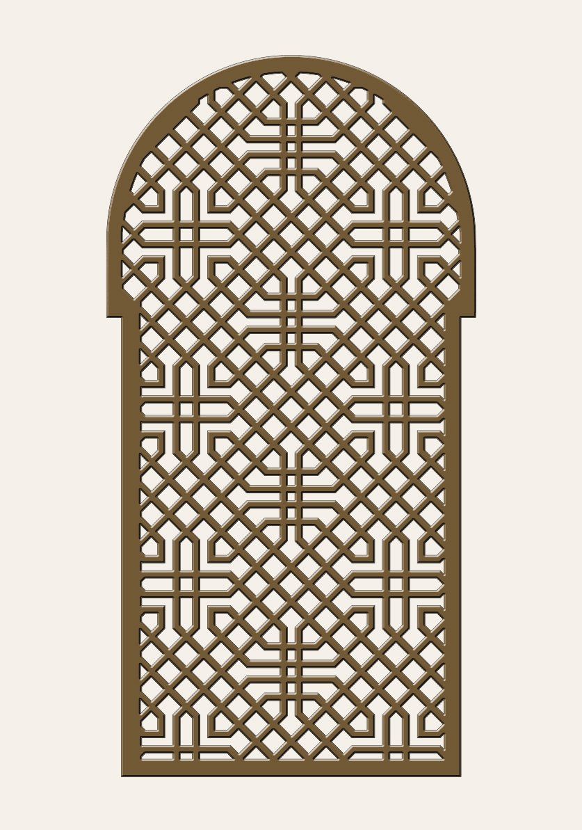 paneles con arcos arabescos