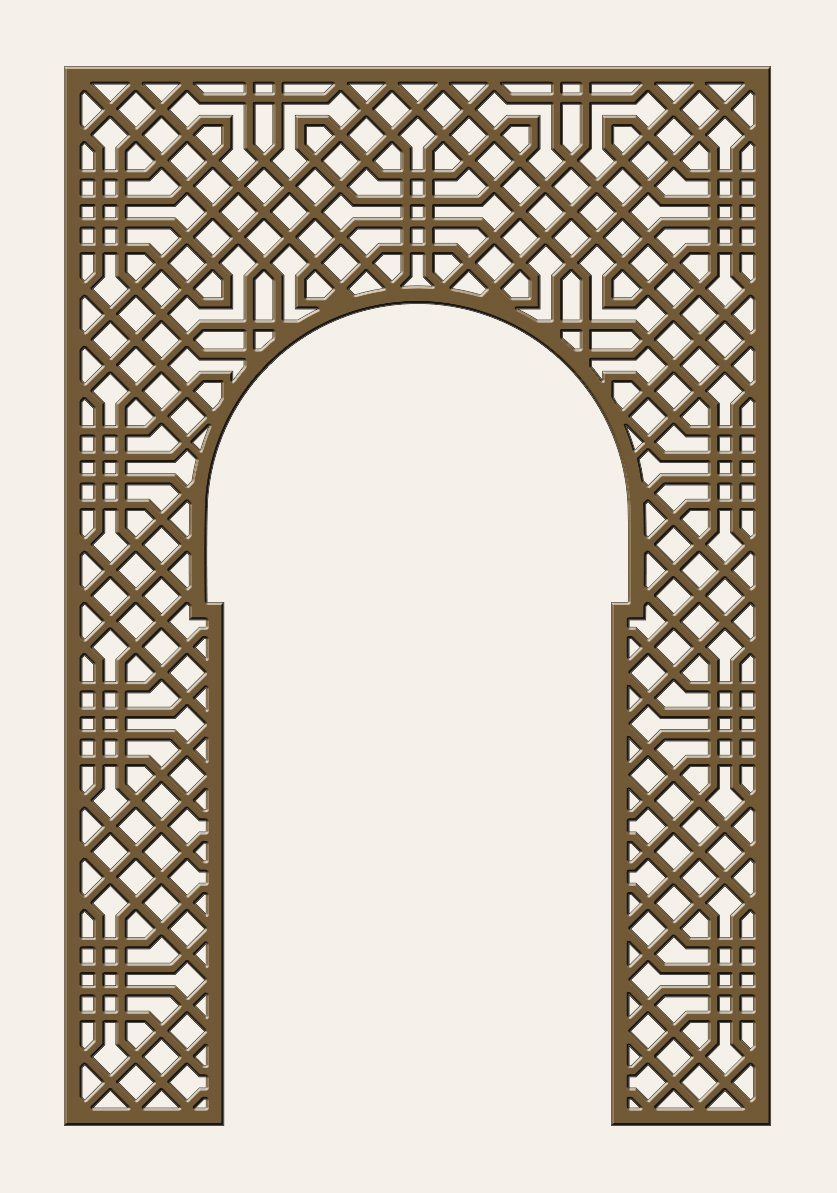 separadores de ambientes forma de arco
