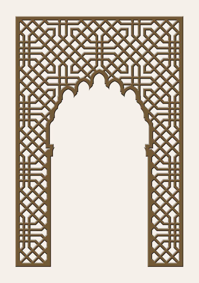 separadores de arcos con celosias