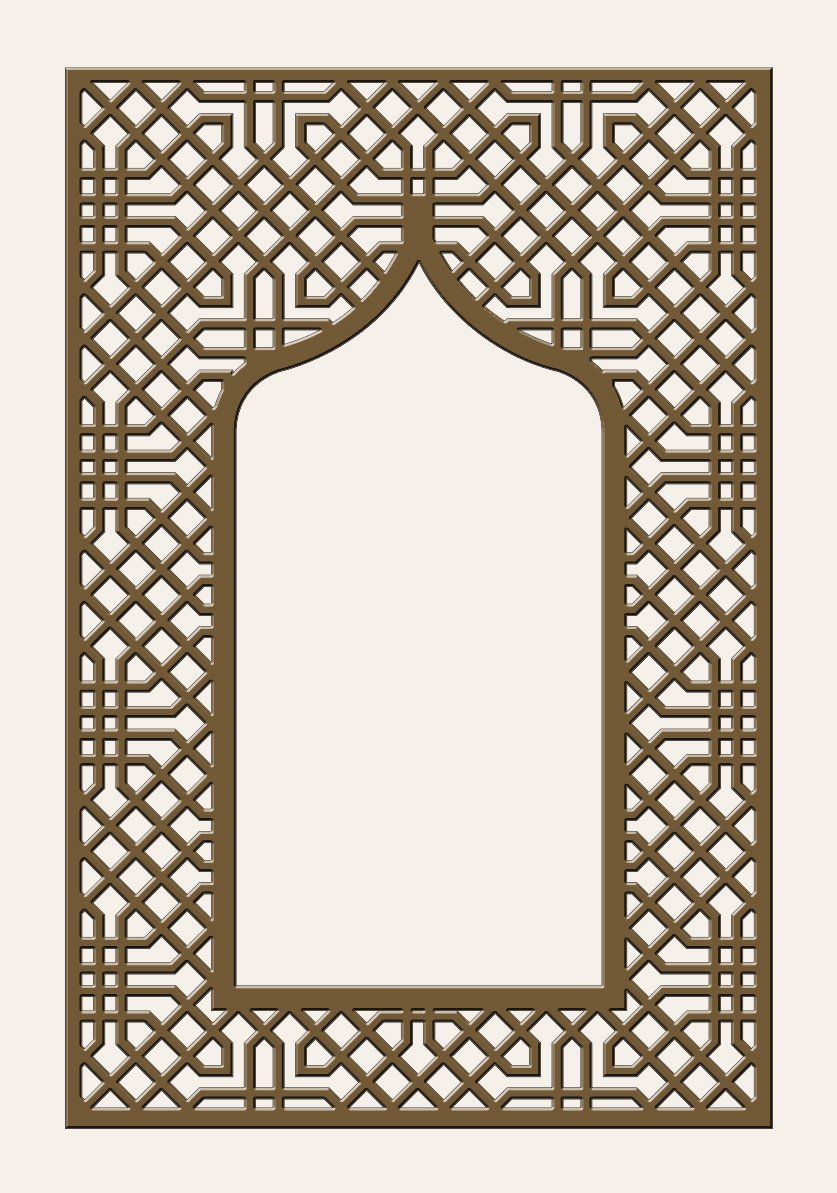 espejo arabesco de celosia