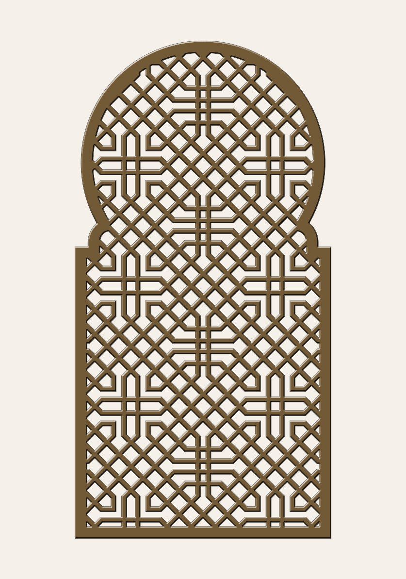 Arcos de celosias arabes